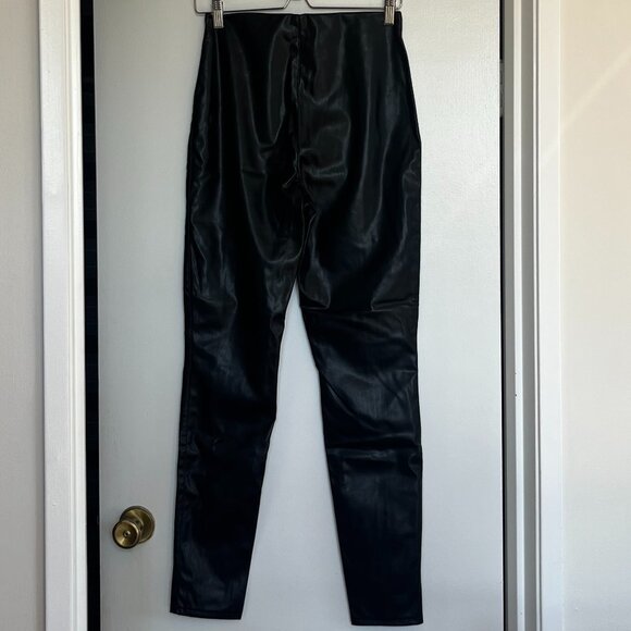 H&M Divided NWOT Patent Leather Leggings - Picture 3 of 5